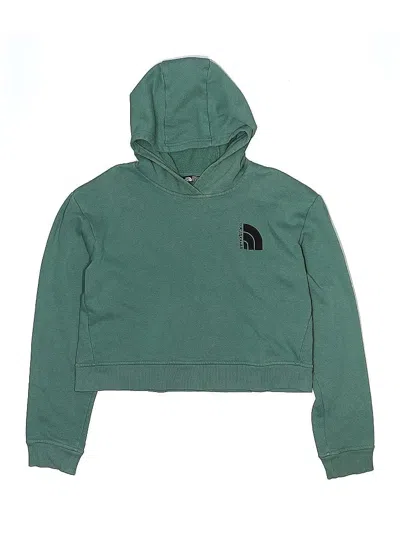 Pre-owned The North Face Kids' Pullover Hoodie In Green