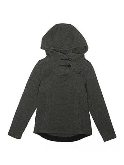Pre-owned The North Face Kids' Pullover Hoodie In Green