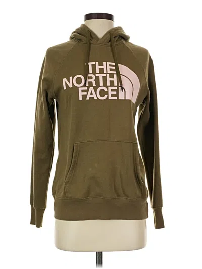 Pre-owned The North Face Pullover Hoodie In Green