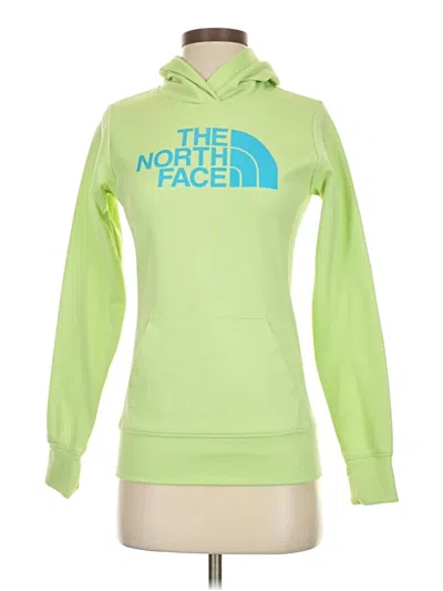 Pre-owned The North Face Pullover Hoodie In Green