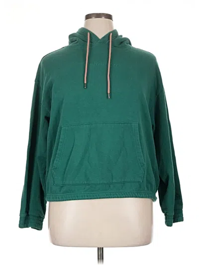 Pre-owned The North Face Pullover Hoodie In Green