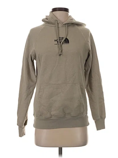 Pre-owned The North Face Pullover Hoodie In Green
