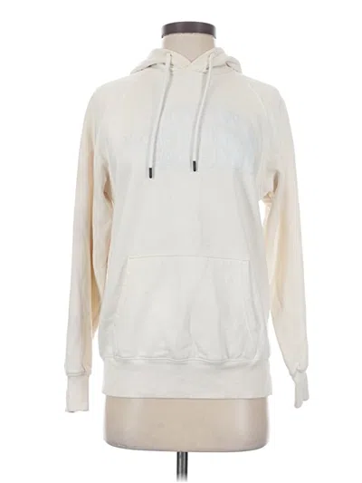 Pre-owned The North Face Pullover Hoodie In Ivory