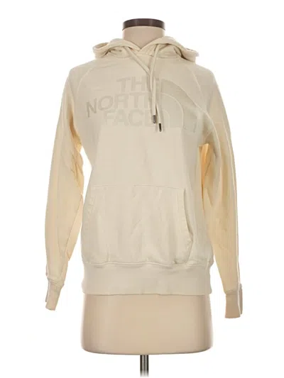Pre-owned The North Face Pullover Hoodie In Ivory