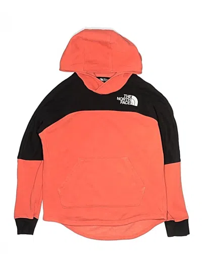 Pre-owned The North Face Kids' Pullover Hoodie In Orange