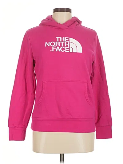 Pre-owned The North Face Pullover Hoodie In Pink