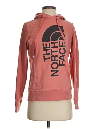 Pre-owned The North Face Pullover Hoodie In Pink