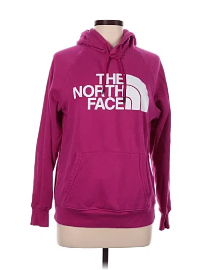 Pre-owned The North Face Pullover Hoodie In Pink