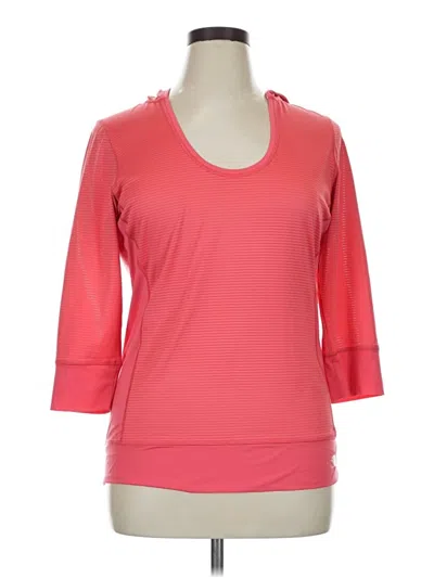 Pre-owned The North Face Pullover Hoodie In Pink
