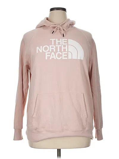 Pre-owned The North Face Pullover Hoodie In Pink