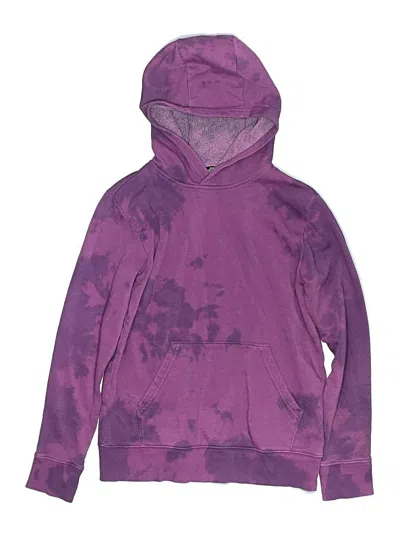 Pre-owned The North Face Kids' Pullover Hoodie In Purple