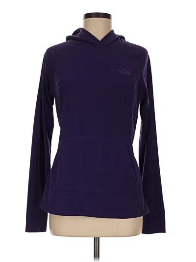 Pre-owned The North Face Pullover Hoodie In Purple