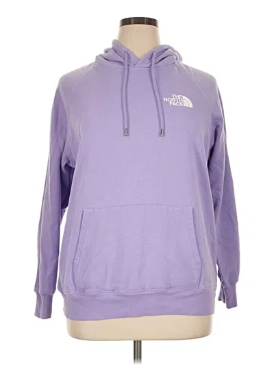 Pre-owned The North Face Pullover Hoodie In Purple