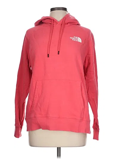 Pre-owned The North Face Pullover Hoodie In Red