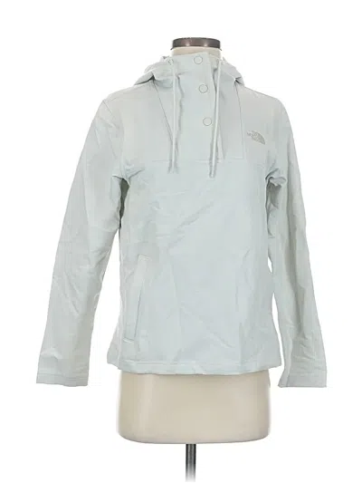 Pre-owned The North Face Pullover Hoodie In Silver