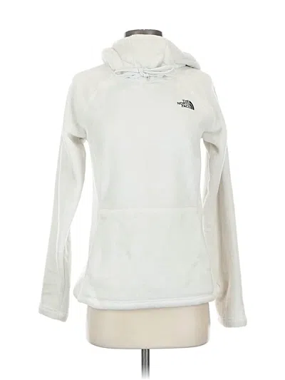 Pre-owned The North Face Pullover Hoodie In Silver