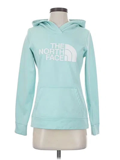 Pre-owned The North Face Pullover Hoodie In Teal