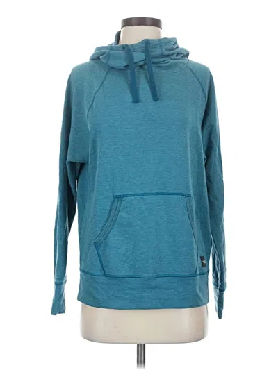Pre-owned The North Face Pullover Hoodie In Teal