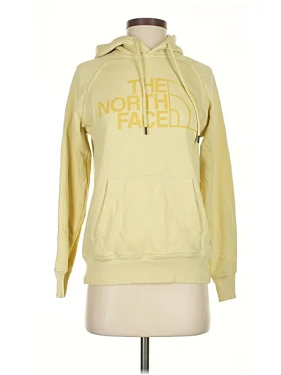 Pre-owned The North Face Pullover Hoodie In Yellow