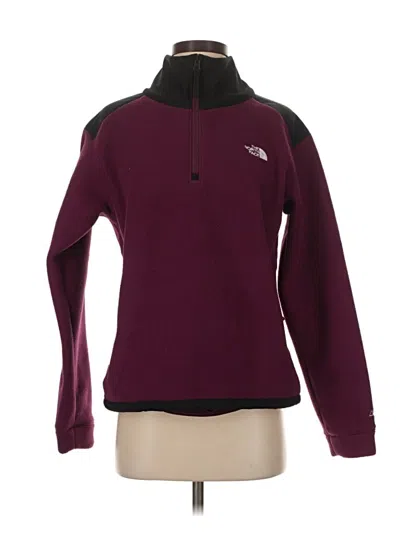 Pre-owned The North Face Pullover Sweater In Burgundy