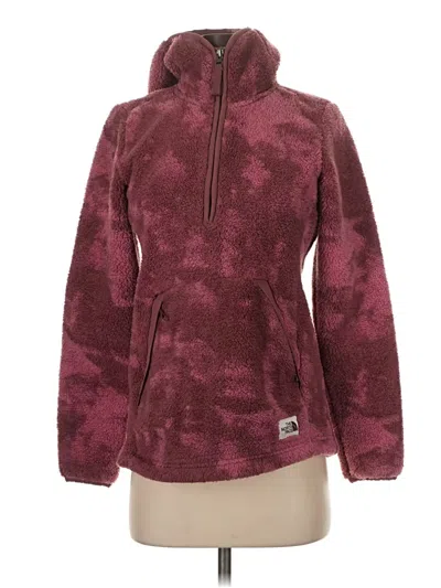 Pre-owned The North Face Pullover Sweater In Burgundy