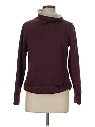 Pre-owned The North Face Pullover Sweater In Burgundy