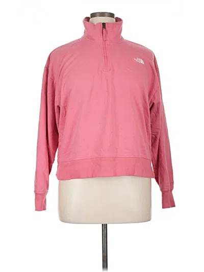 Pre-owned The North Face Pullover Sweater In Pink