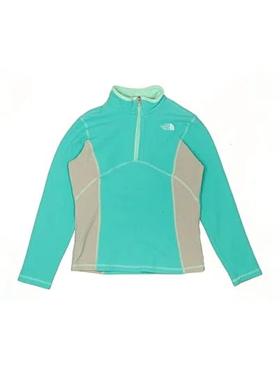 Pre-owned The North Face Kids' Pullover Sweater In Teal