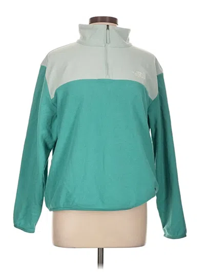 Pre-owned The North Face Pullover Sweater In Teal