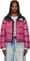The North Face Pink 1996 Retro Nuptse Down Jacket In 6a3 Cyber Berry/tnf