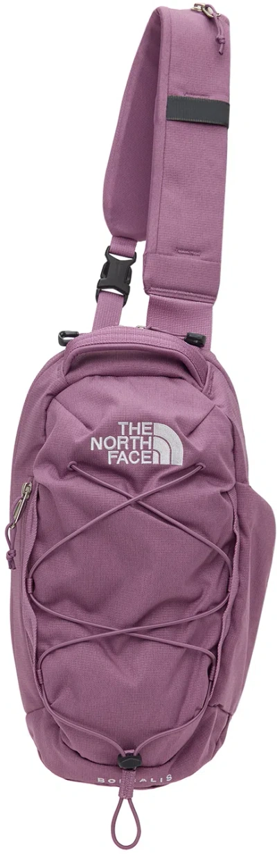 The North Face Purple Borealis Sling Backpack In Yix Dusk Purple Ligh
