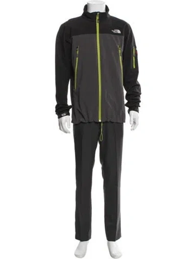 Pre-owned The North Face Purple Label Colorblock Pattern Parka In Multi