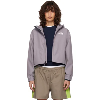 The North Face Purple Quest Cropped Waterproof Rain Jacket
