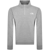 THE NORTH FACE THE NORTH FACE QUARTER ZIP SWEATSHIRT GREY
