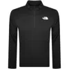The North Face Black Half-zip Jacket In Black