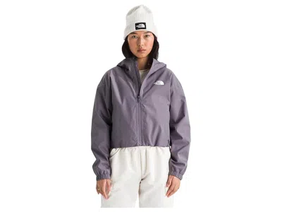 The North Face Quest Mono Cropped Jacket In Purple