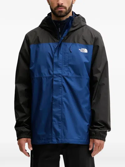 The North Face Seasonal Mountain Button Hooded Jacket In Blue