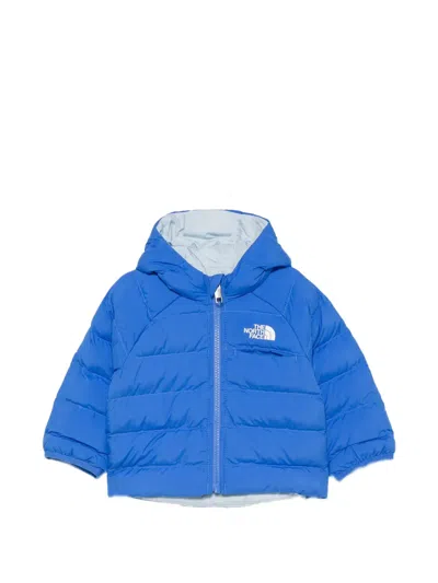 The North Face Babies' Quilted Hooded Jacket In Blue