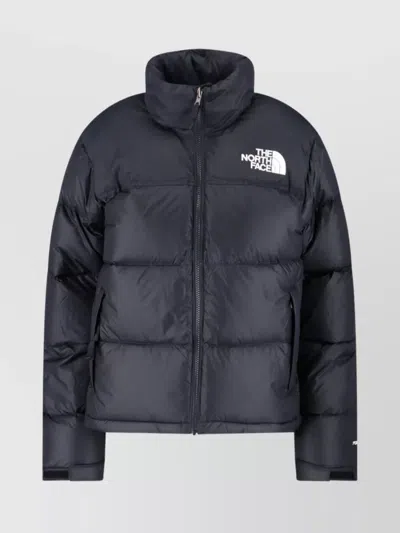 THE NORTH FACE QUILTED JACKET WITH HIGH COLLAR AND LONG SLEEVES