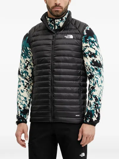 The North Face Quilted Padded Gilet In Blue