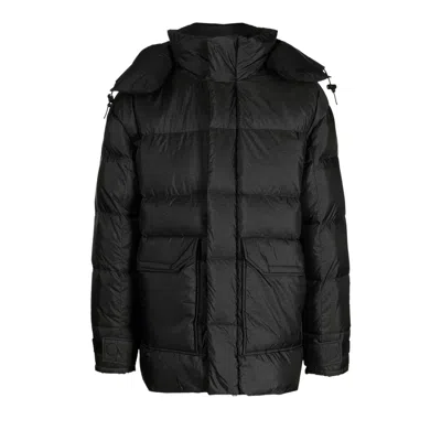 Pre-owned The North Face Quilted Padded Jacket 'black/khaki'