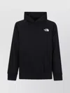 The North Face Raglan Hoodie Graphic Pocket Cuffs Hem
