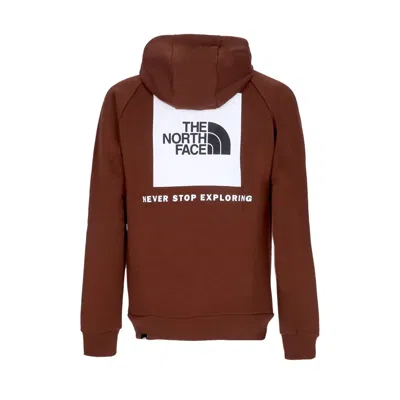 The North Face Raglan Men's Hoodie Red Box Hd Dark Oak