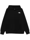 The North Face Raglan Hoodie Graphic Pocket Cuffs Hem In 黑色