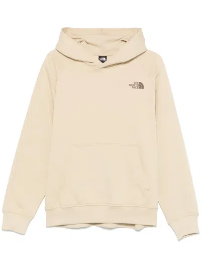 The North Face Raglan Redbox Hoodie In Neutrals