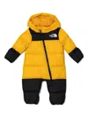 The North Face Rain Winter Snowsuit In Yellow