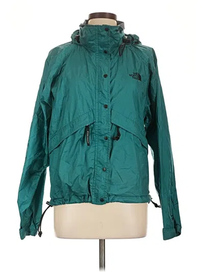 Pre-owned The North Face Raincoat In Blue