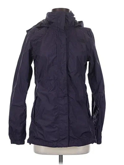 Pre-owned The North Face Raincoat In Blue