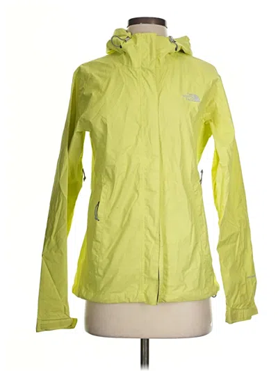 Pre-owned The North Face Raincoat In Green