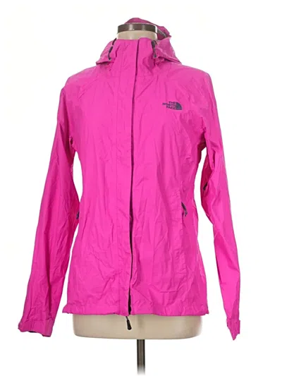 Pre-owned The North Face Raincoat In Pink